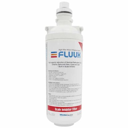 FLUUX - Bloque de carbón de 10&quot; 5um + Inhibidor de incrustaciones (recambio)