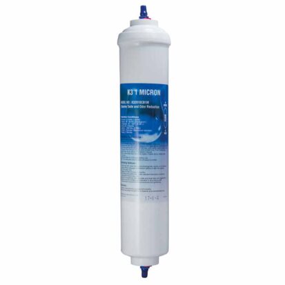 K3 - Filtres à eau en ligne et pour réfrigérateur (1um)